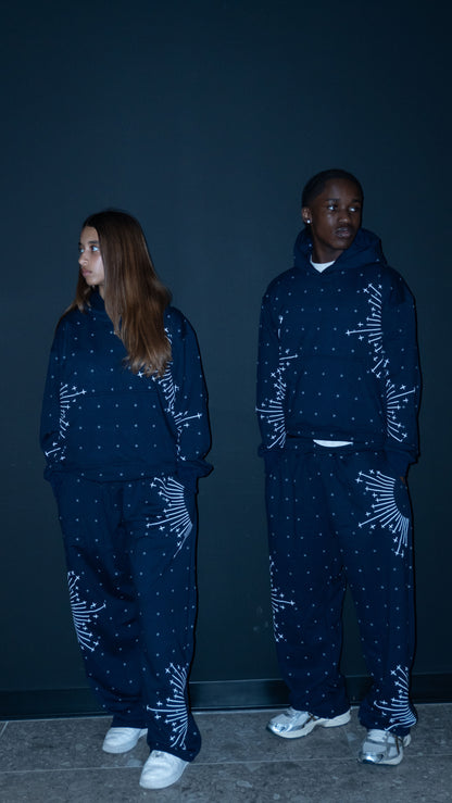 Shooting Stars Midnight Sweatpants - UNISEX