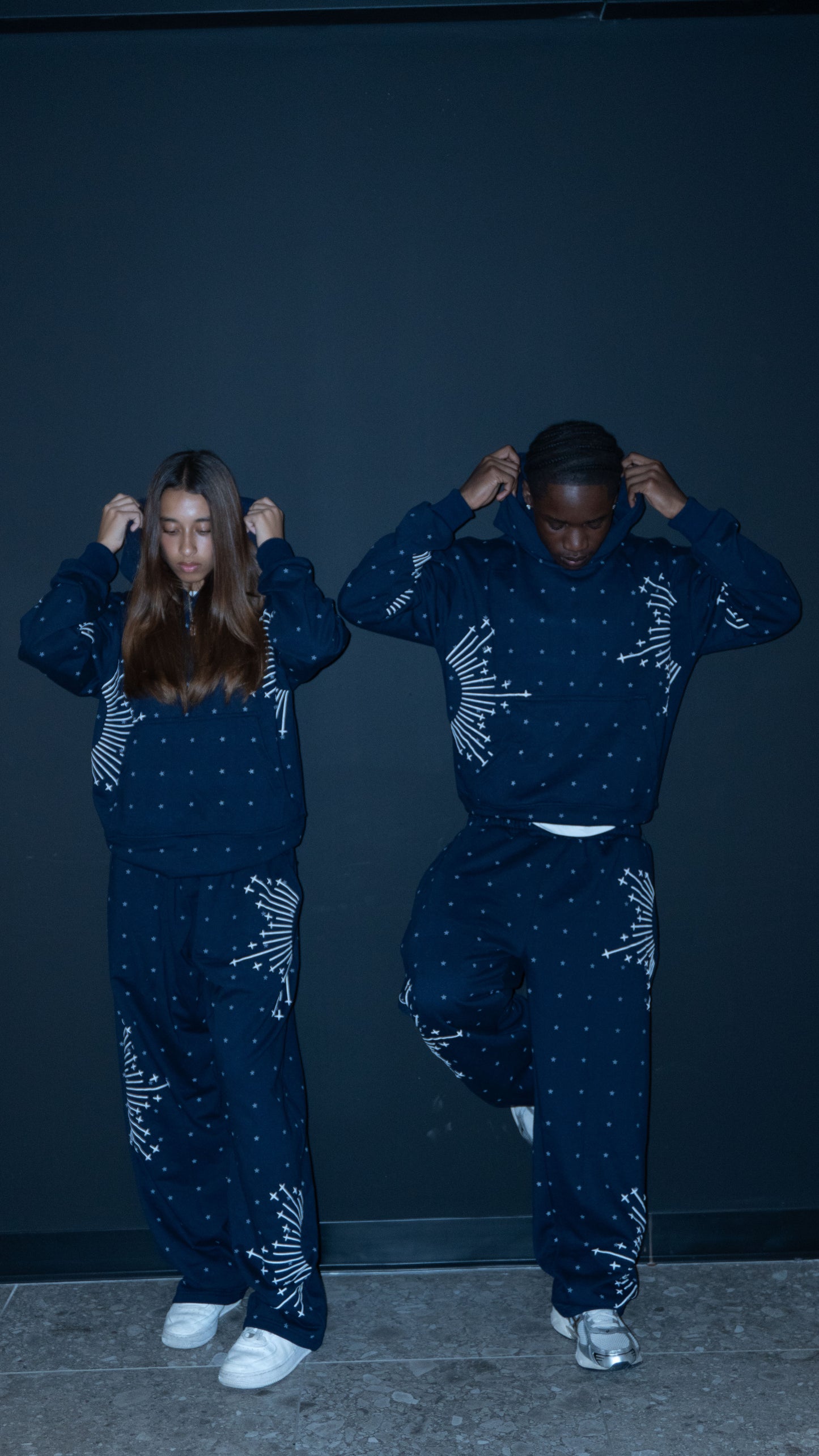 Shooting Stars Midnight Sweatpants - UNISEX