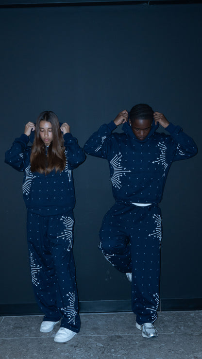 Shooting Stars Midnight Sweatpants - UNISEX
