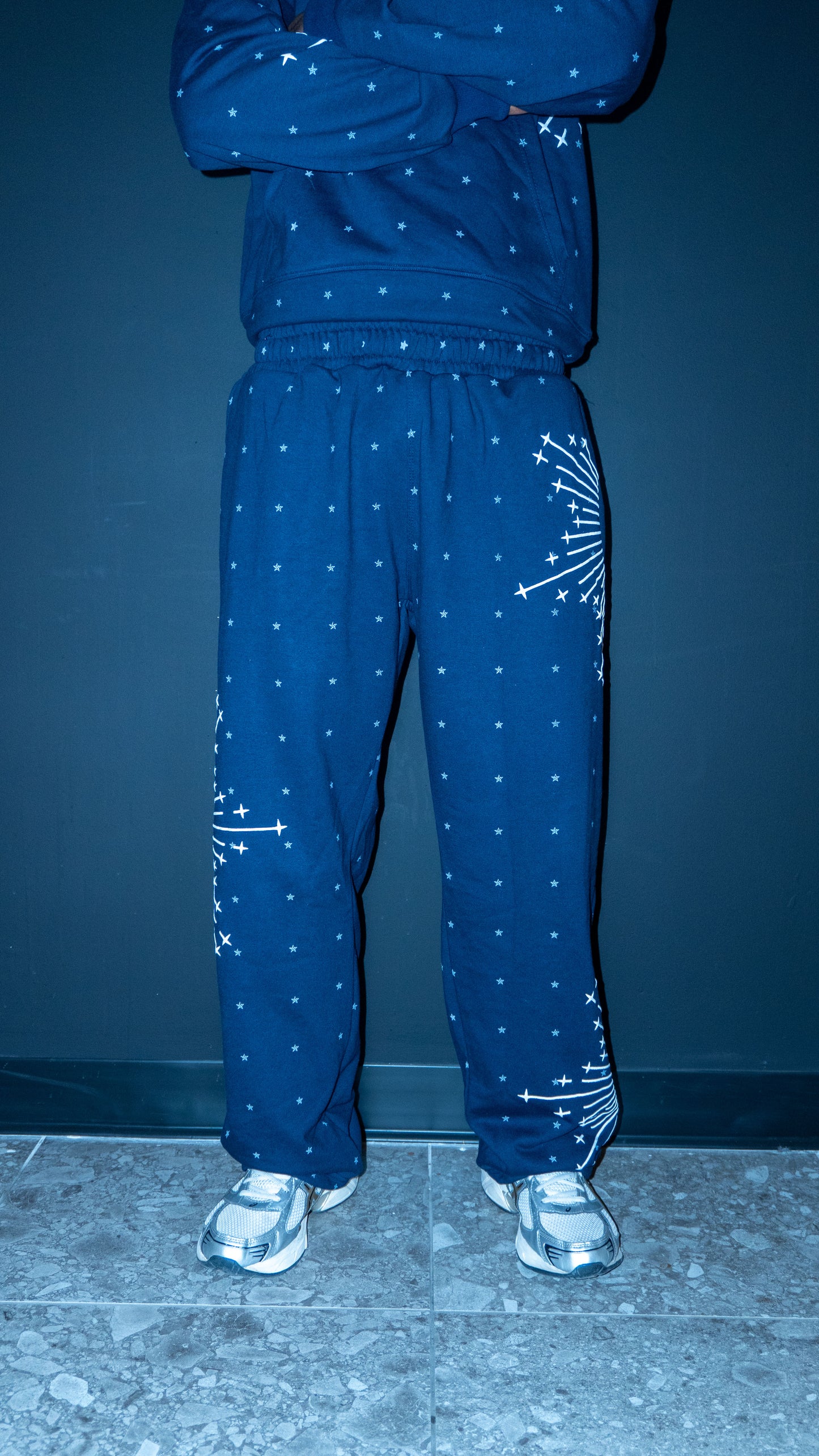 Shooting Stars Midnight Sweatpants - UNISEX
