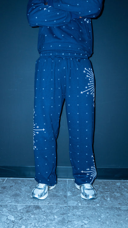 Shooting Stars Midnight Sweatpants - UNISEX