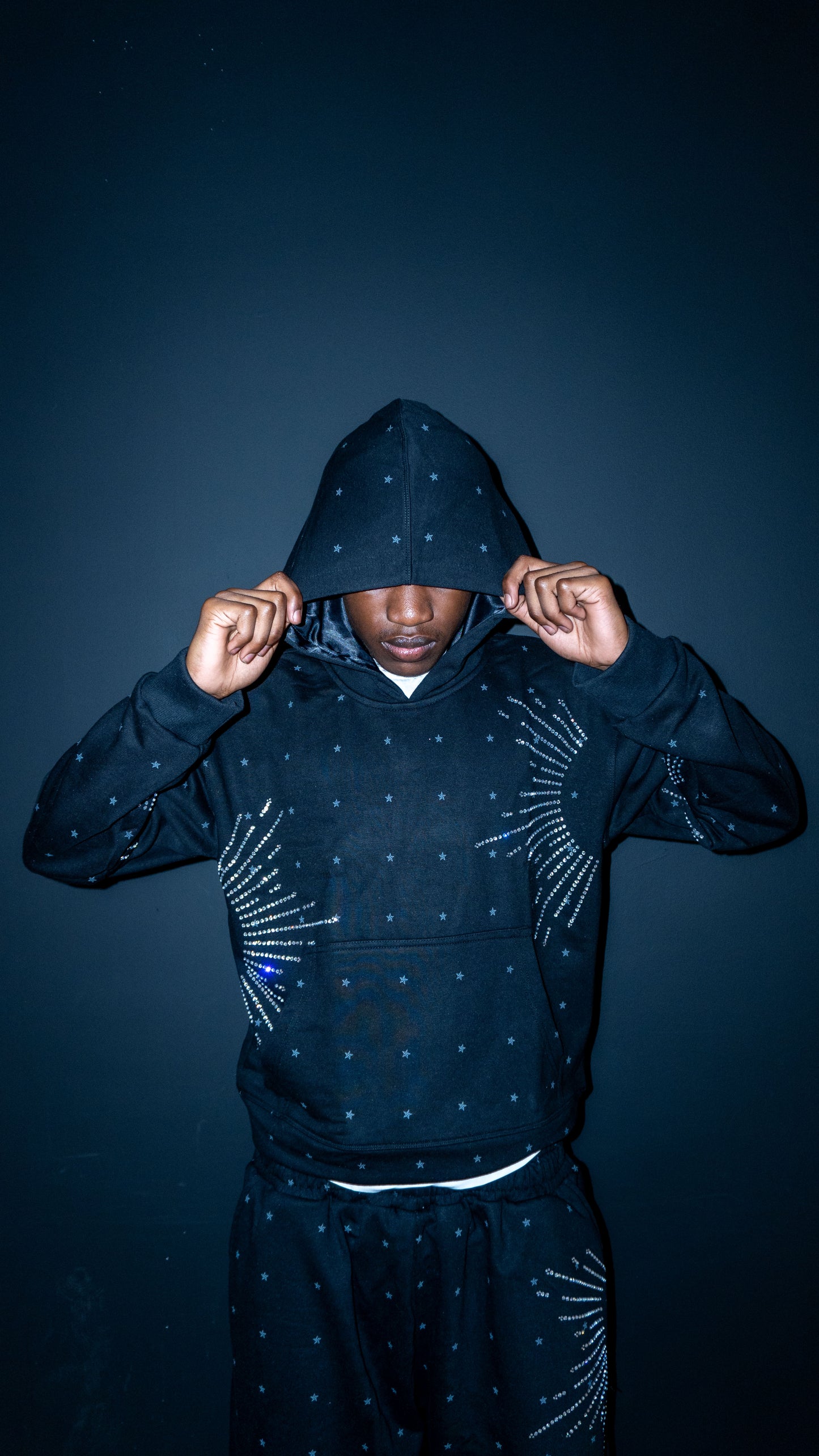 Shooting Stars Night Hoodie - UNISEX
