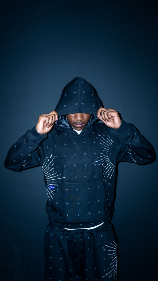 Shooting Stars Night Hoodie - UNISEX