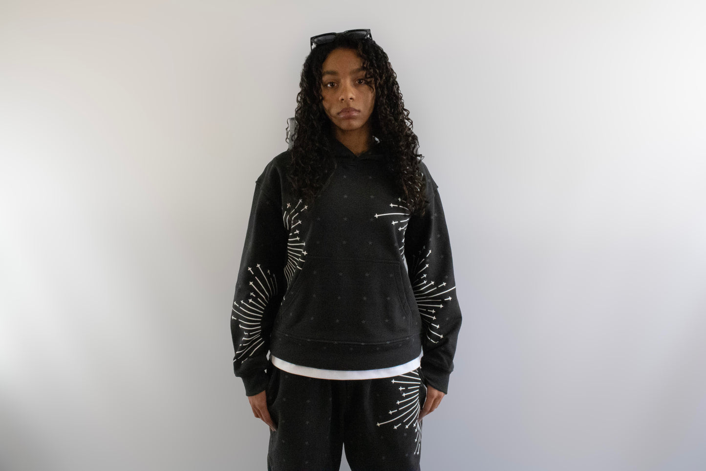 Sudadera con capucha Shooting Stars